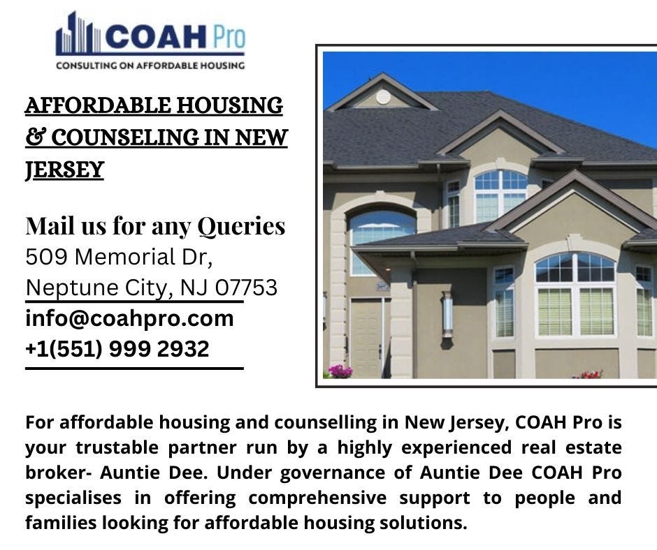 Affordable Housing & Counseling in New Jersey — COAH PRO Coah Pro