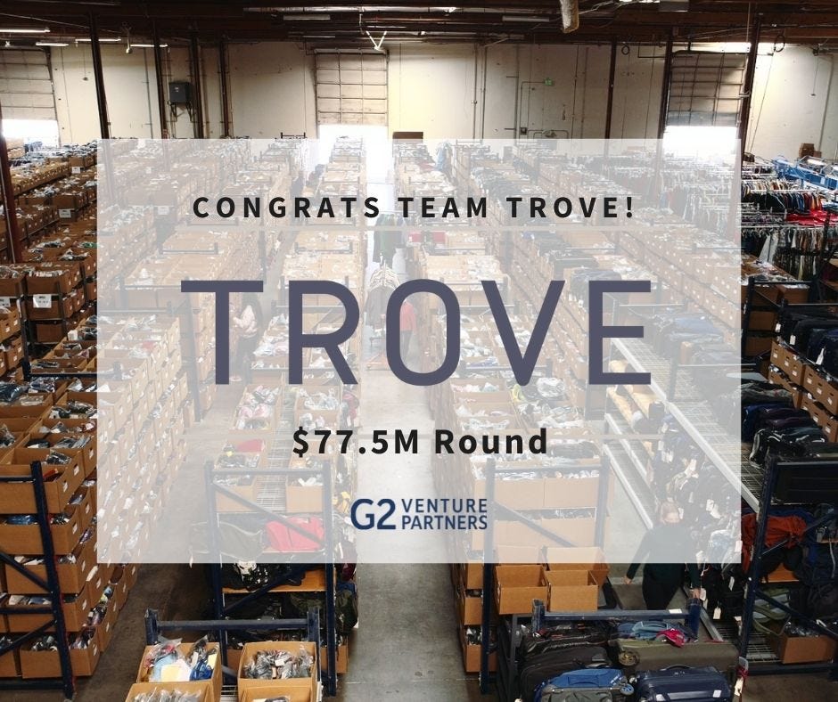 Why We Invested in Trove. G2 Venture Partners is thrilled to…, by G2  Venture Partners