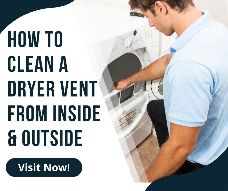 How to Clean a Dryer Vent from Inside & Outside - A-1 Professional Home ...