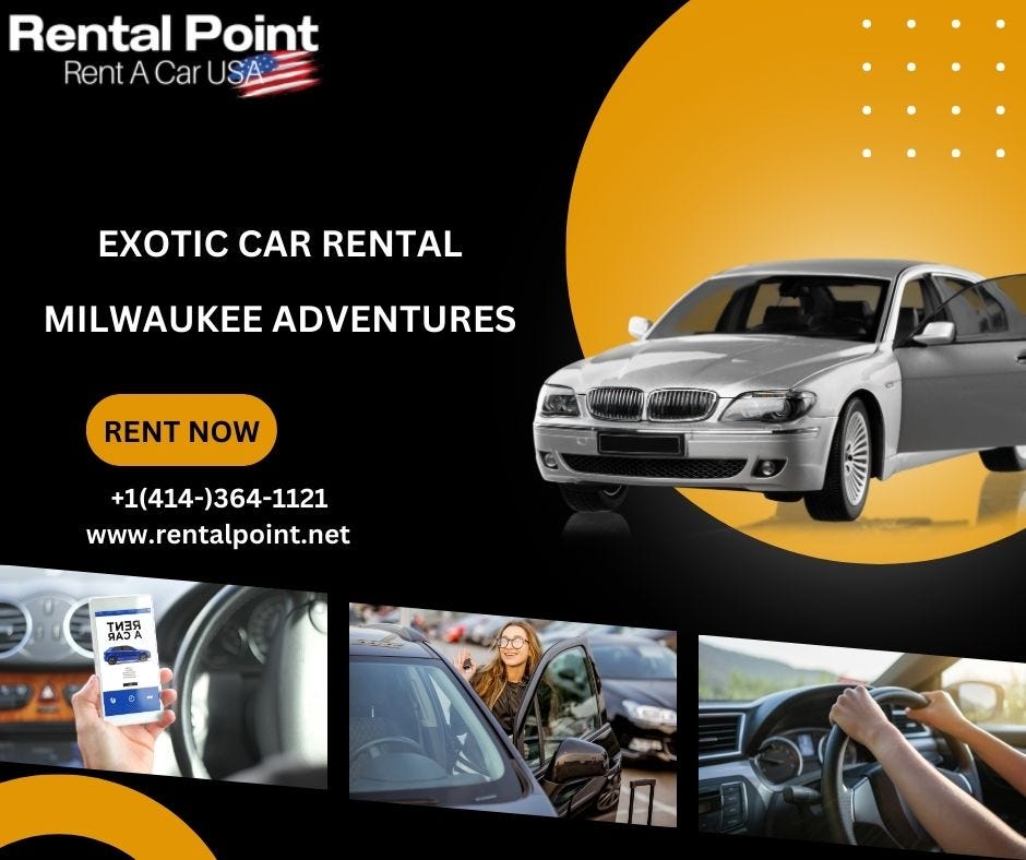 Drive In Style Exotic Car Rental Milwaukee Adventures Rental Point