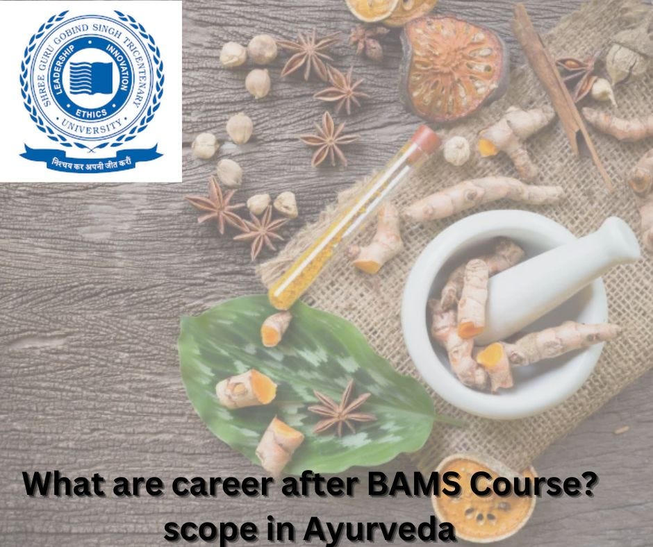 What are career after BAMS Course? scope in Ayurveda by Nagendra