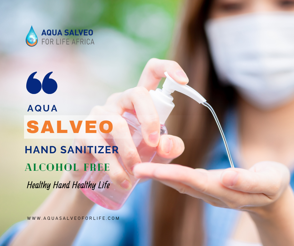Aqua Salveo’s hand Sanitizer AlcoholFree Aquasalveoforlife Medium