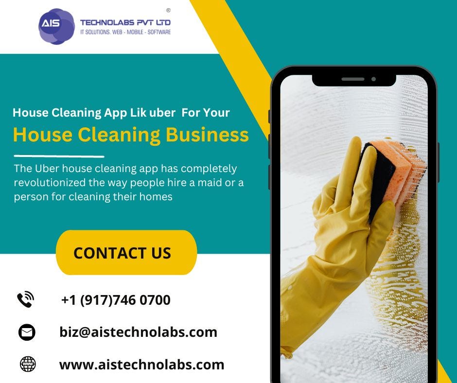 Ondemand House Cleaning App Like Uber House Cleaning App Development