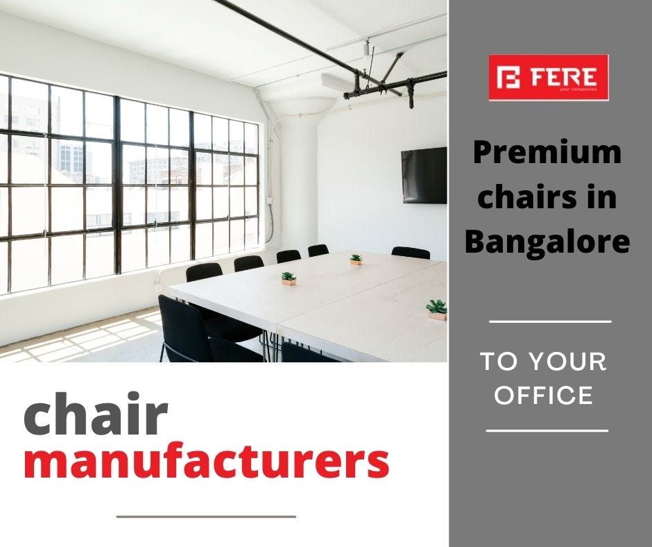 Office chair manufacturers in Bangalore by Fereseatings Medium