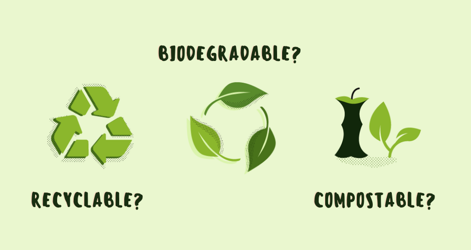 How sustainable is biodegradable compostable and recyclable packaging