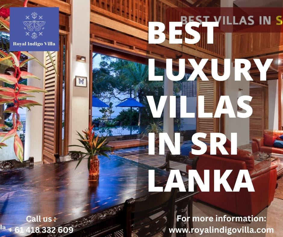 Unveiling the Beauty of Luxury Villas in Sri Lanka - Royal Indigo Villa - Medium