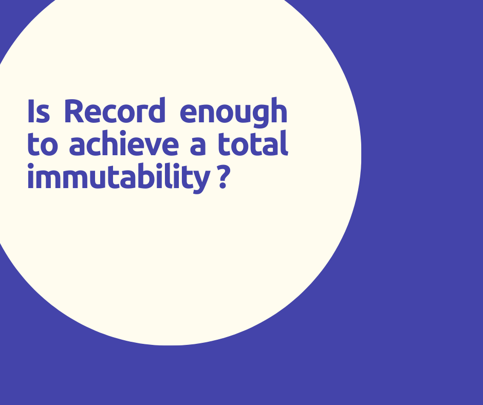 Is Record enough to achieve a total immutability? by Mohammed Taoufik