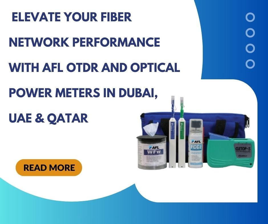 Elevate Your Fiber Network Performance with AFL OTDR and Optical Power