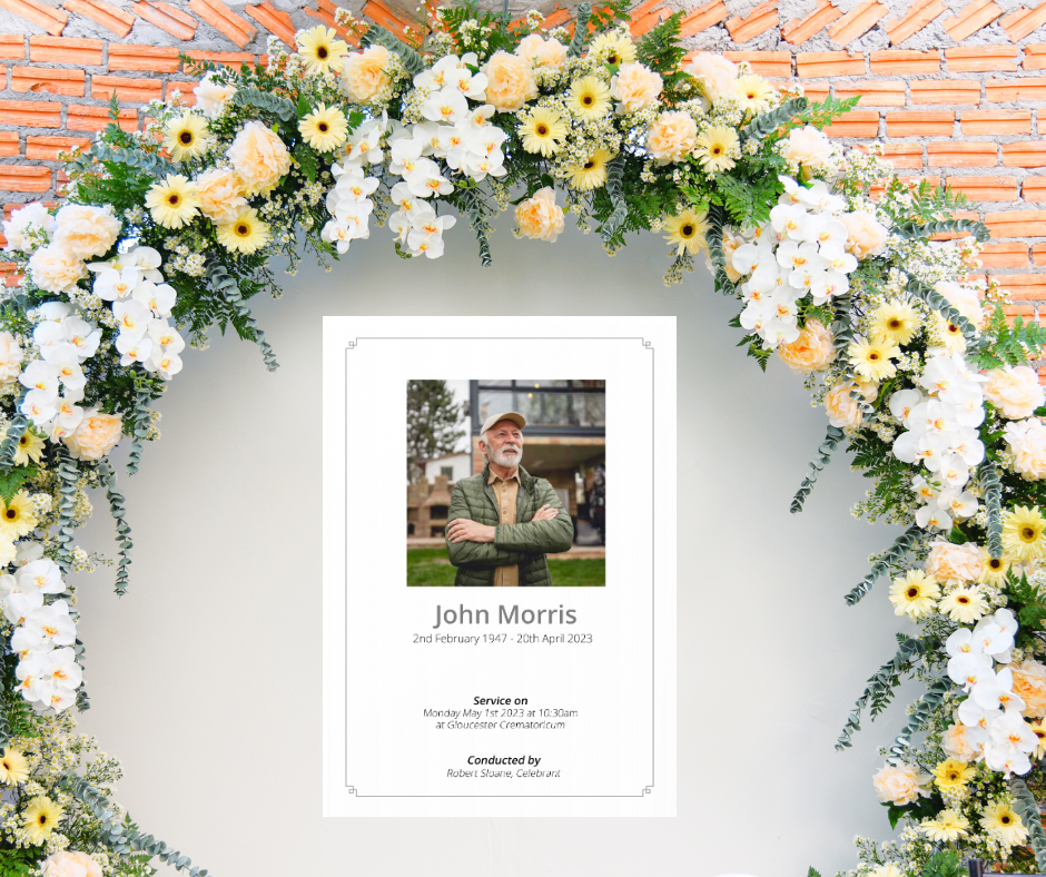 What To Write On Funeral Flowers For Dad by Edward Gray Medium