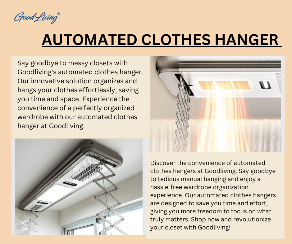 AUTOMATED CLOTHES HANGER. Automatic Laundry Rack, by parulbrainfoster