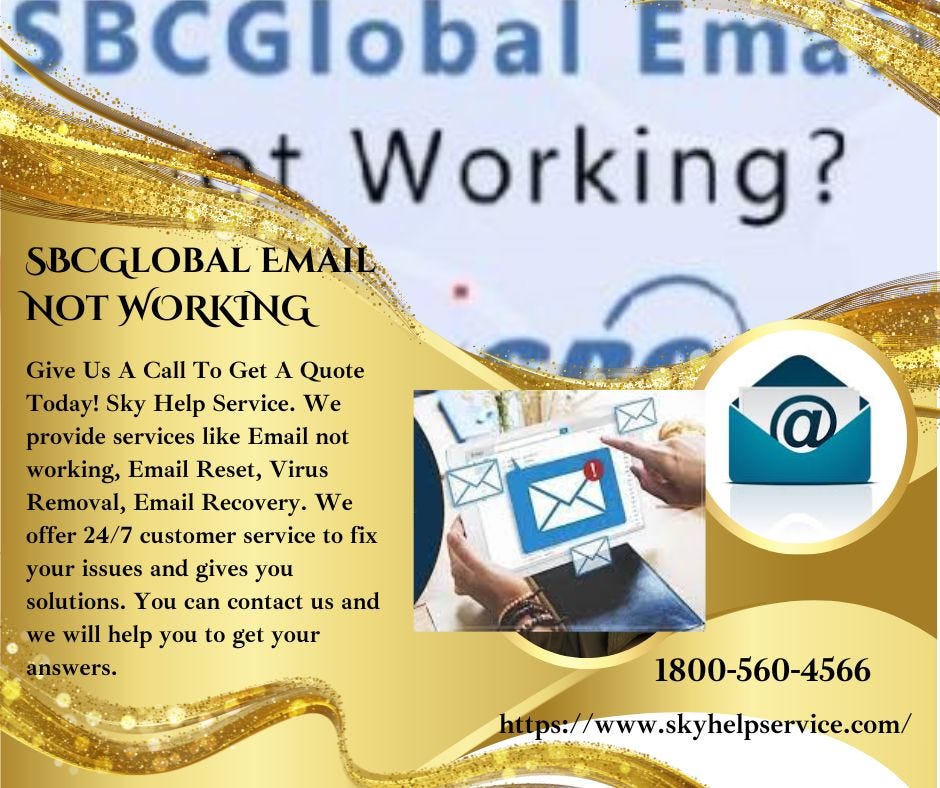 “Sbcglobal Email Not Working On Outlook.” by SKY HELP SERVICE May, 2023 Medium