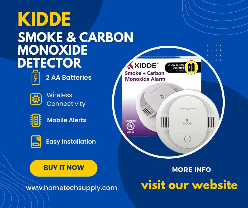 Prioritize Home Safety with Kidde Smoke & Carbon Monoxide Detector by