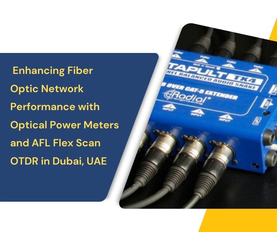 Enhancing Fiber Optic Network Performance with Optical Power Meters and