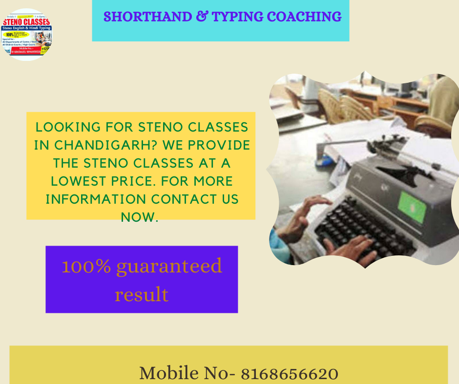 steno classes sector 20b in chandigarh Classessteno Medium steno classes sector 20b in chandigarh Classessteno Medium