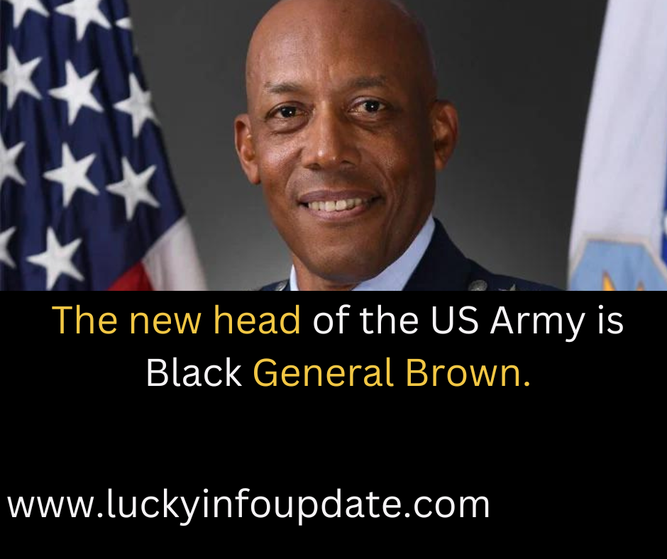 The new head of the US Army is Black General Brown. - Umerroman - Medium