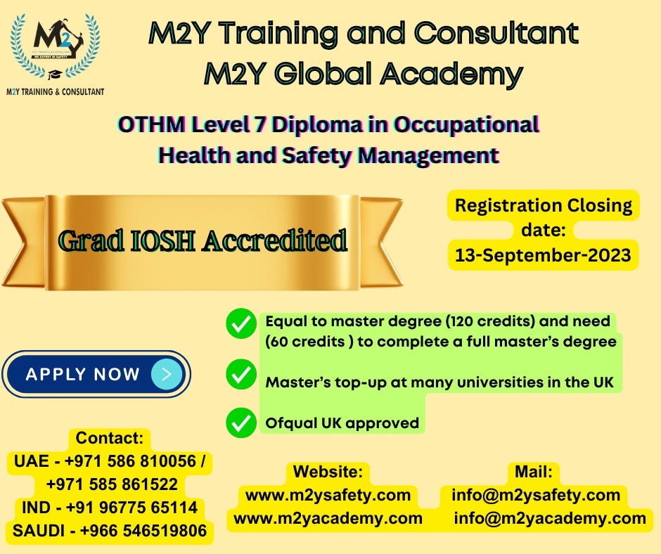 OTHM Level 7 Diploma In Occupational Health And Safety Management othm-level-7-diploma-in-occupational-health-and-safety-management