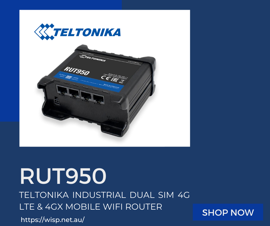 Teltonika RUT950 lte 4G WiFi Router Australia - Wireless Professional ...