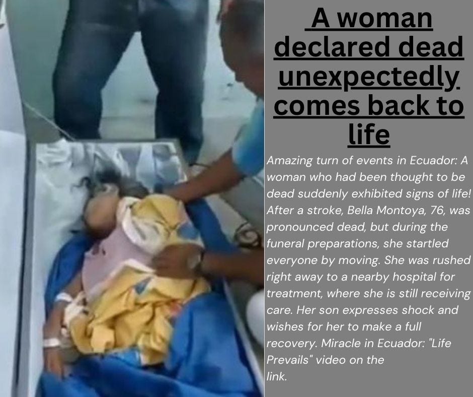 A woman declared dead unexpectedly comes back to life - Damdo - Medium