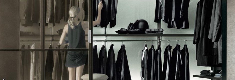 Black clothes closet deals