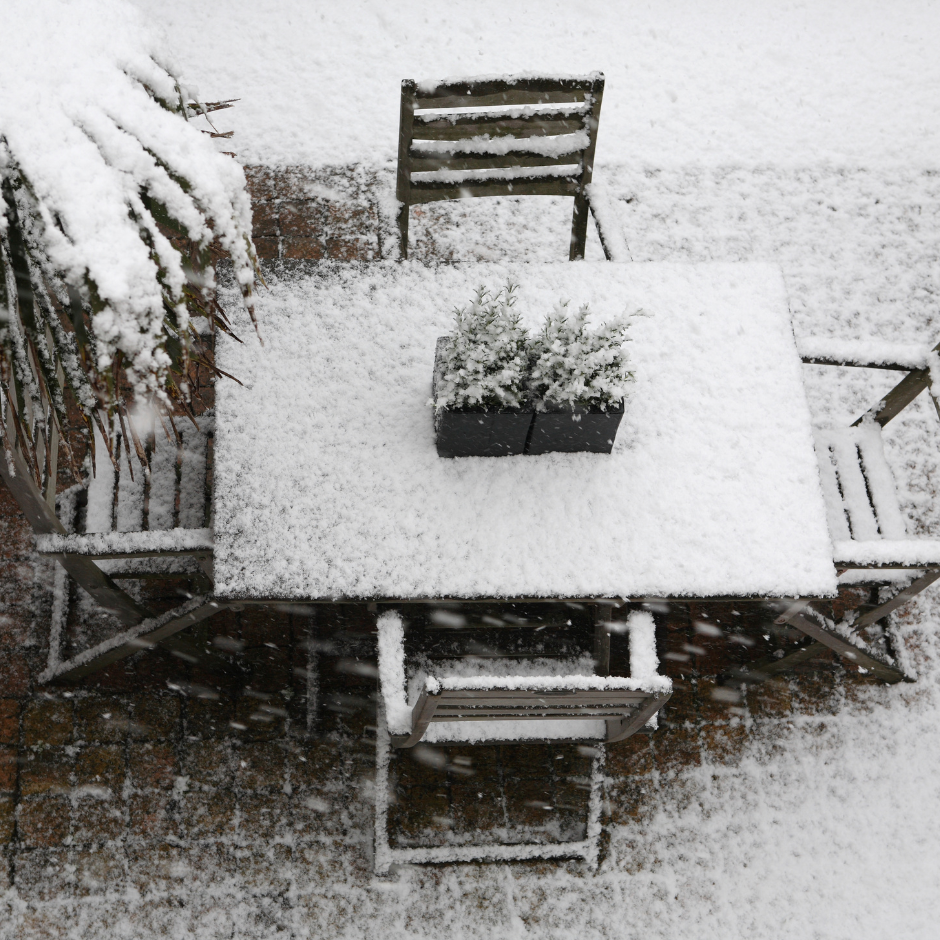 Winter Is Here… So Where Do You Put Your Garden Furniture?