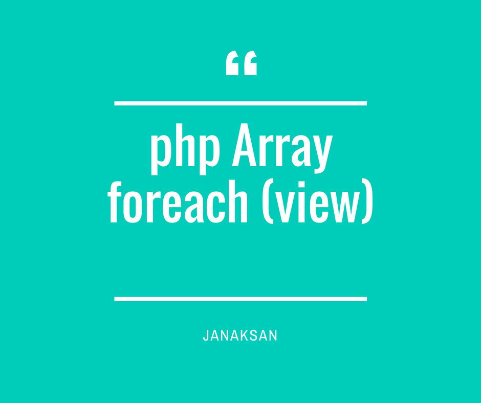 PHP Array with foreach. One line definition : collection of… | by ... image.