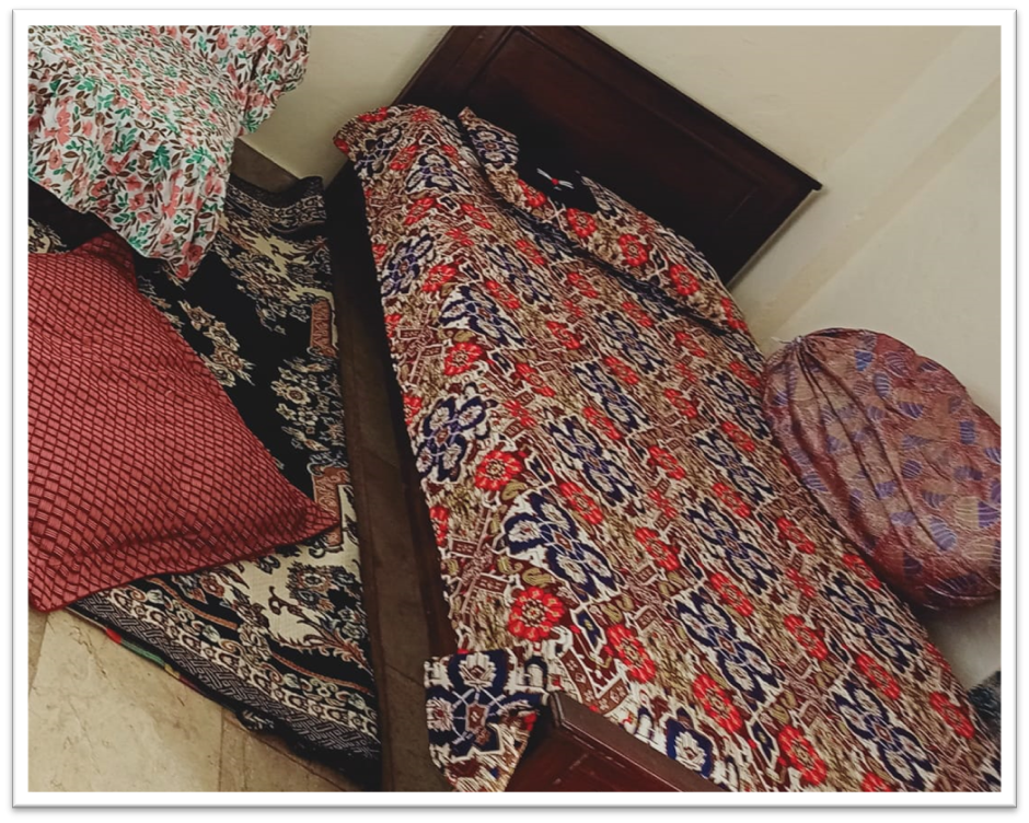 Finding stuff around yourself. Which room/area were you situated in
