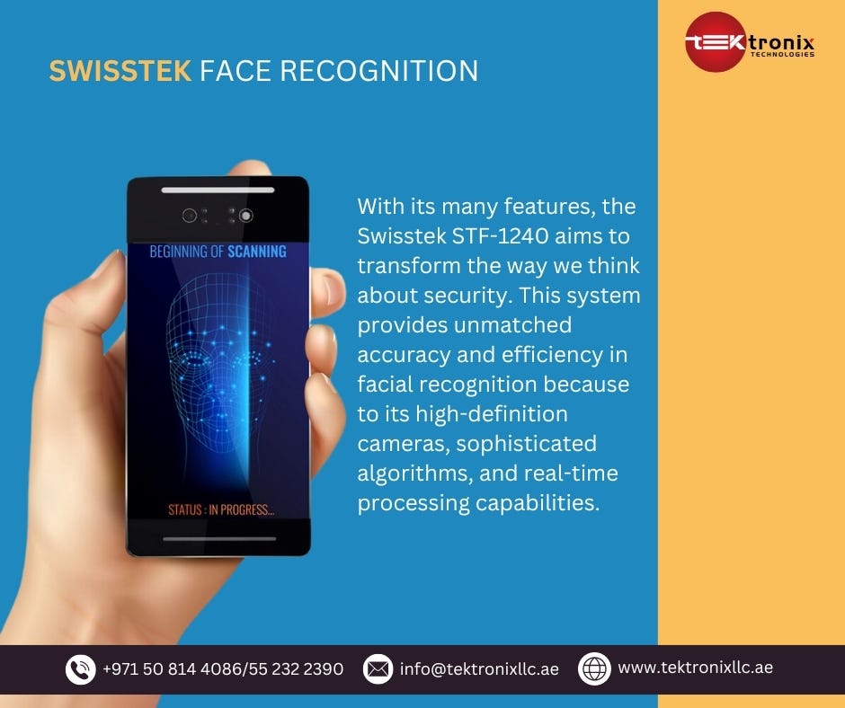 Swisstek’s facial Recognition made possible by 3D Touchless technology in UAE