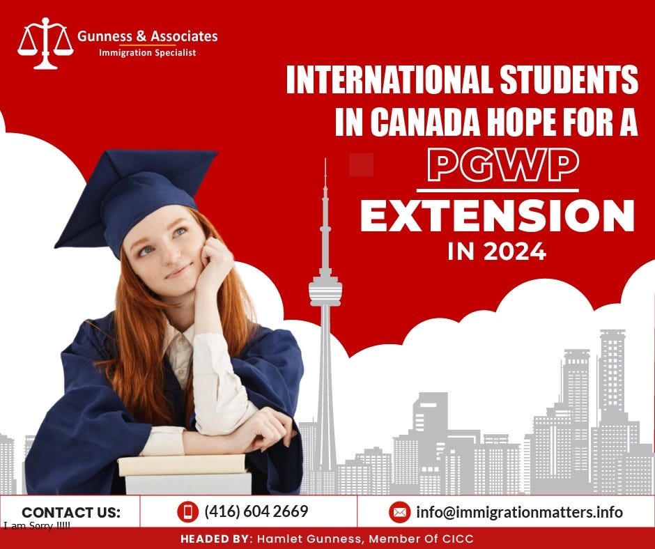 International students in Canada hope for a PGWP extension in 2024 by
