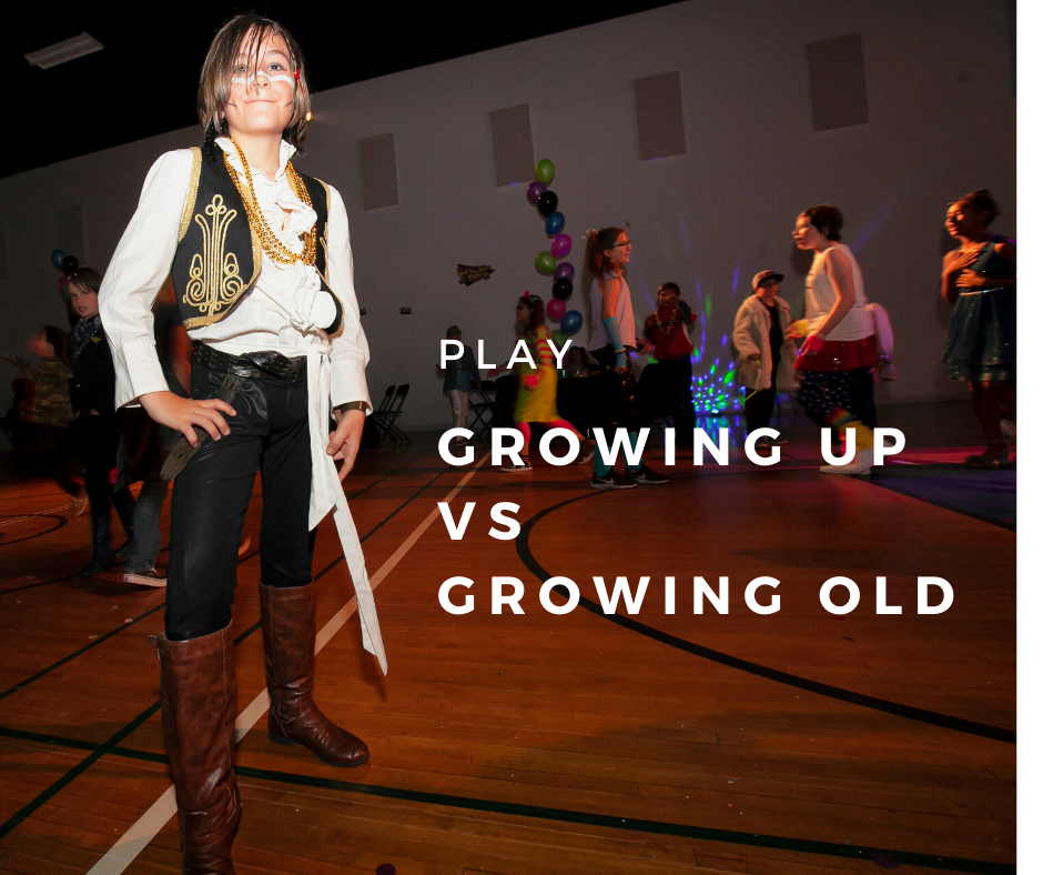 Growing Up vs Growing Old. Remembering to jump over cracks in the… by