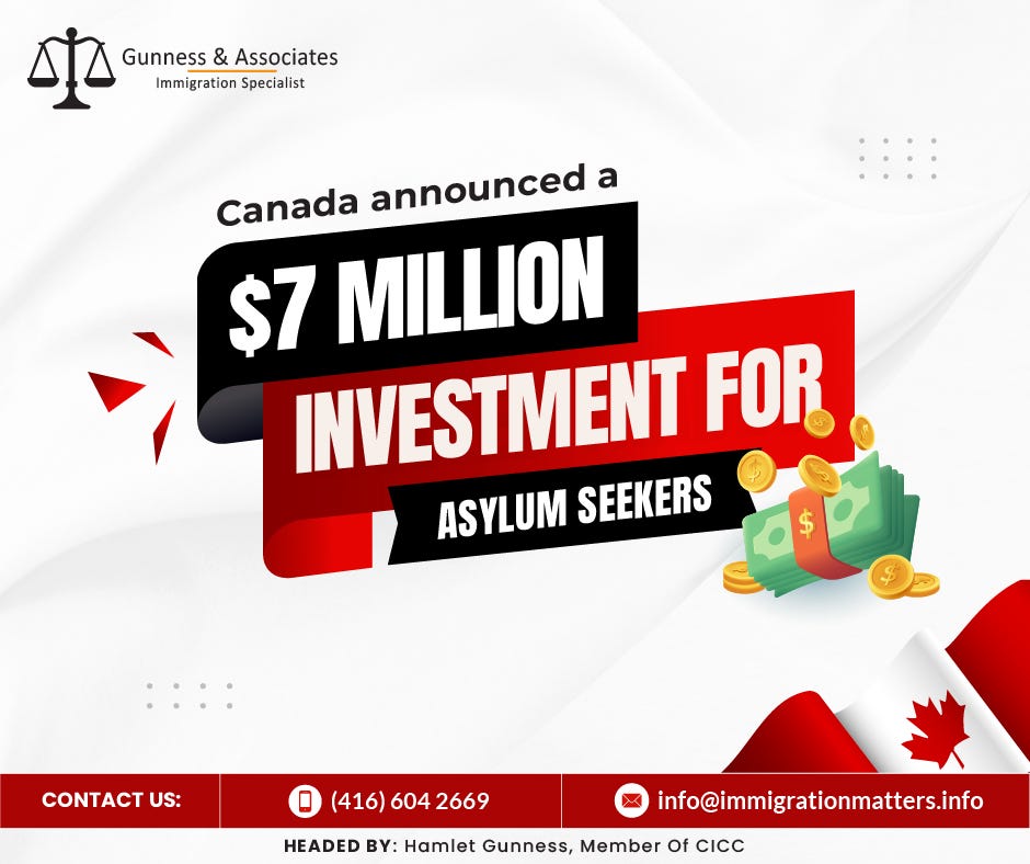 Canada Announced A 7 Million Investment For Asylum Seekers By   1*ngkU8xox1CJneO5nUiXTsw 