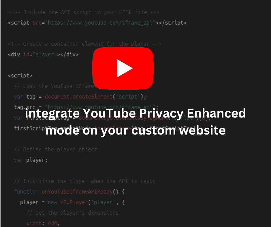 How to Privately Embed YouTube Videos on Your CustomWebsite | by Janak ...