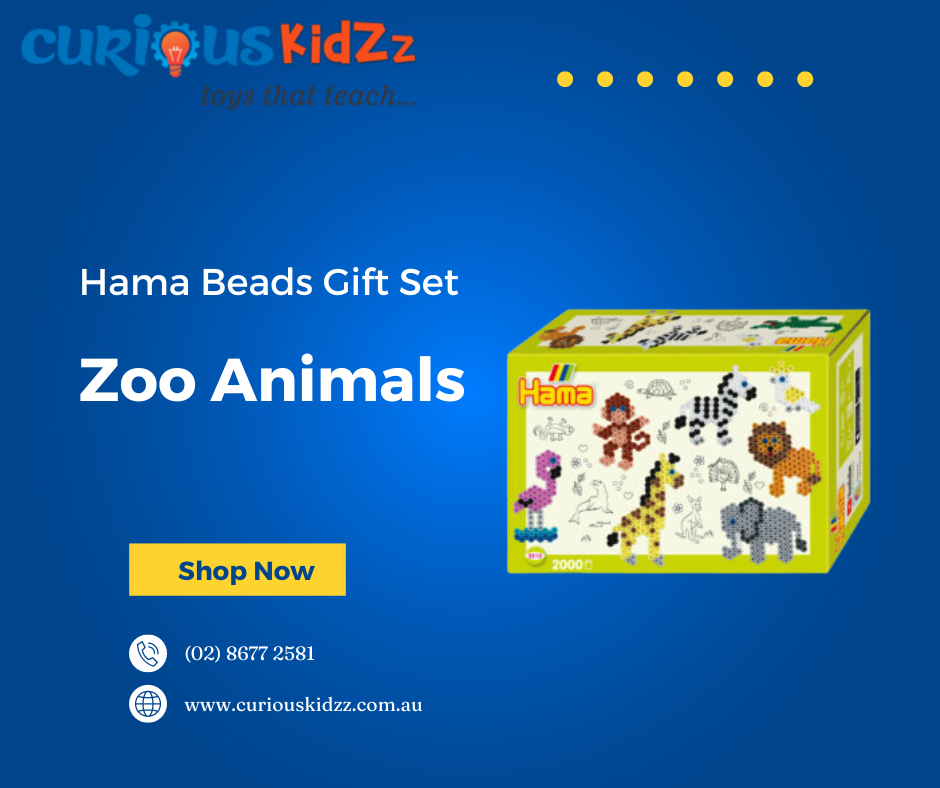 Hama Beads Gift Set — Zoo Animals Curiouskidzz Medium