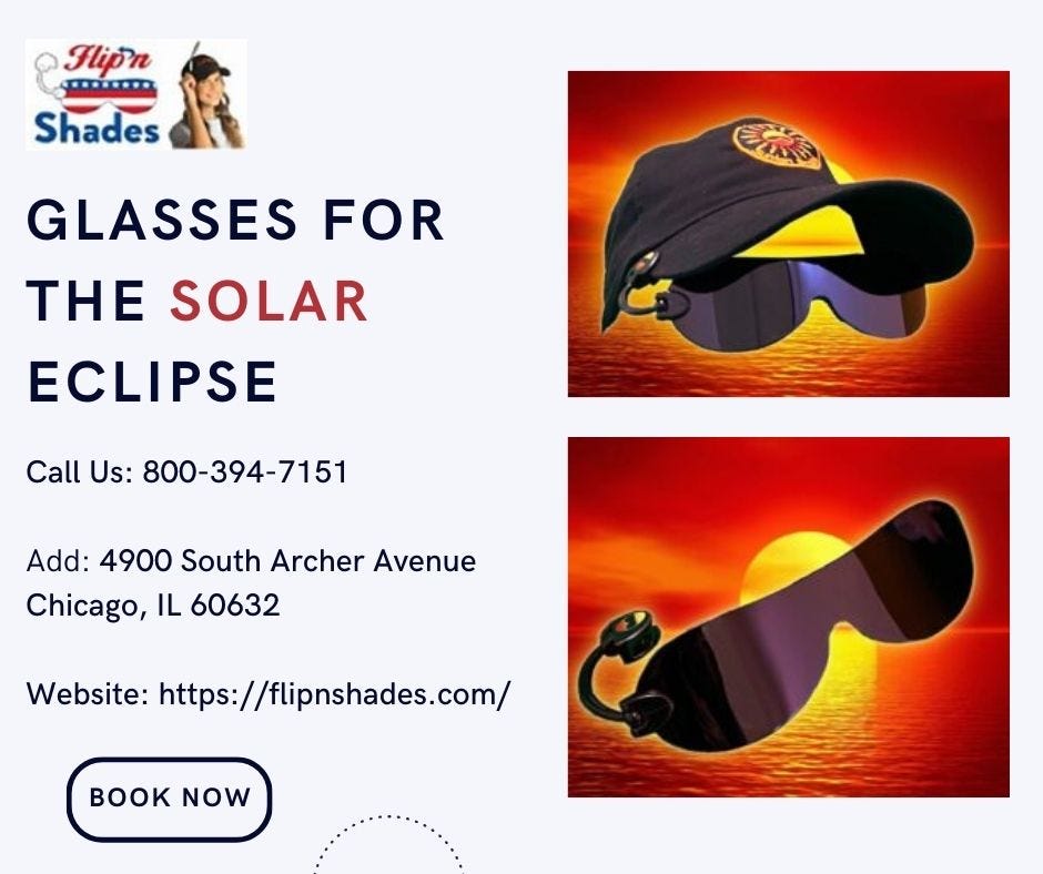 Where can i get Glasses for the Solar Eclipse Flip'n Shades Medium