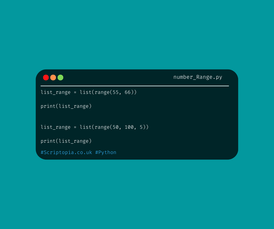 Python Lists Create A List Range Of Numbers Scriptopia Medium python-lists-create-a-list-range-of-numbers-scriptopia-medium
