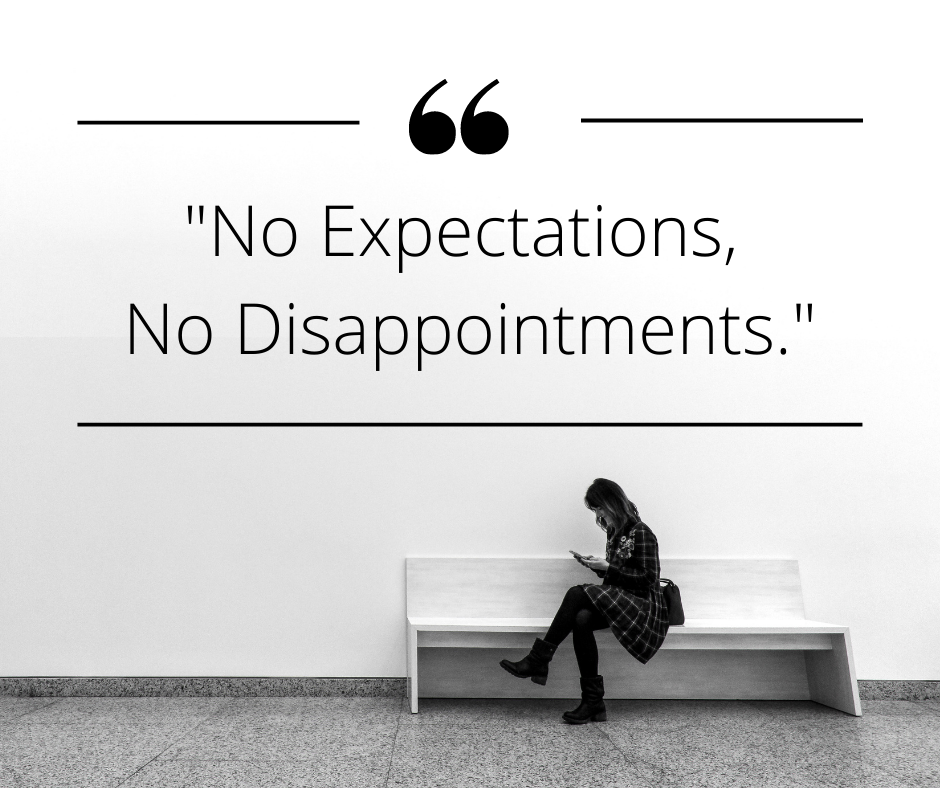 Lowering expectations can make you a happy person by Saswati