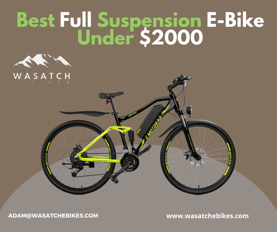 RideRush Best Bang for Your Buck Full Suspension EBikes Wasatch