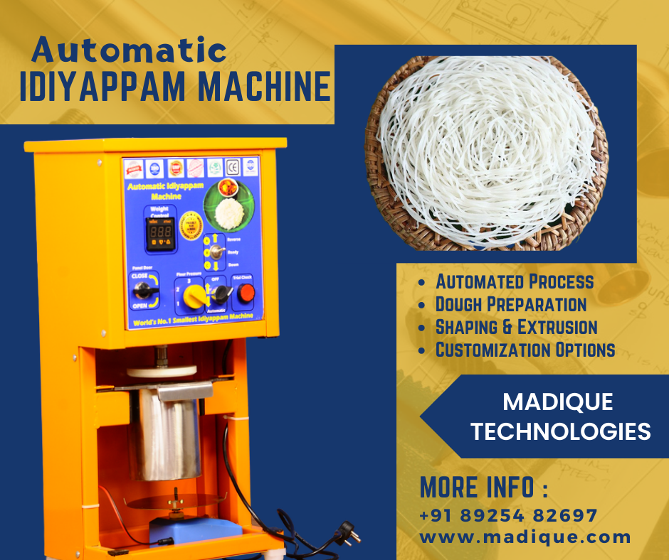 Best Automatic Idiyappam Making Machine