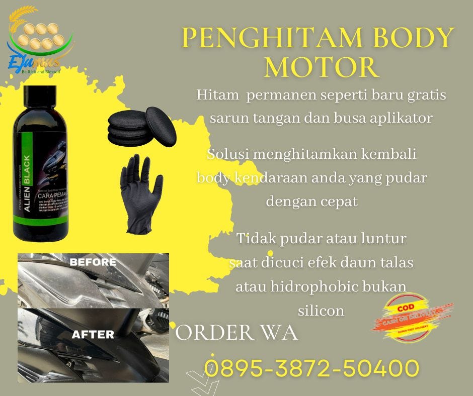 DIJAMIN PERMANEN Hub. WA : 0895–3872–50400, Supplier Penghitam Body