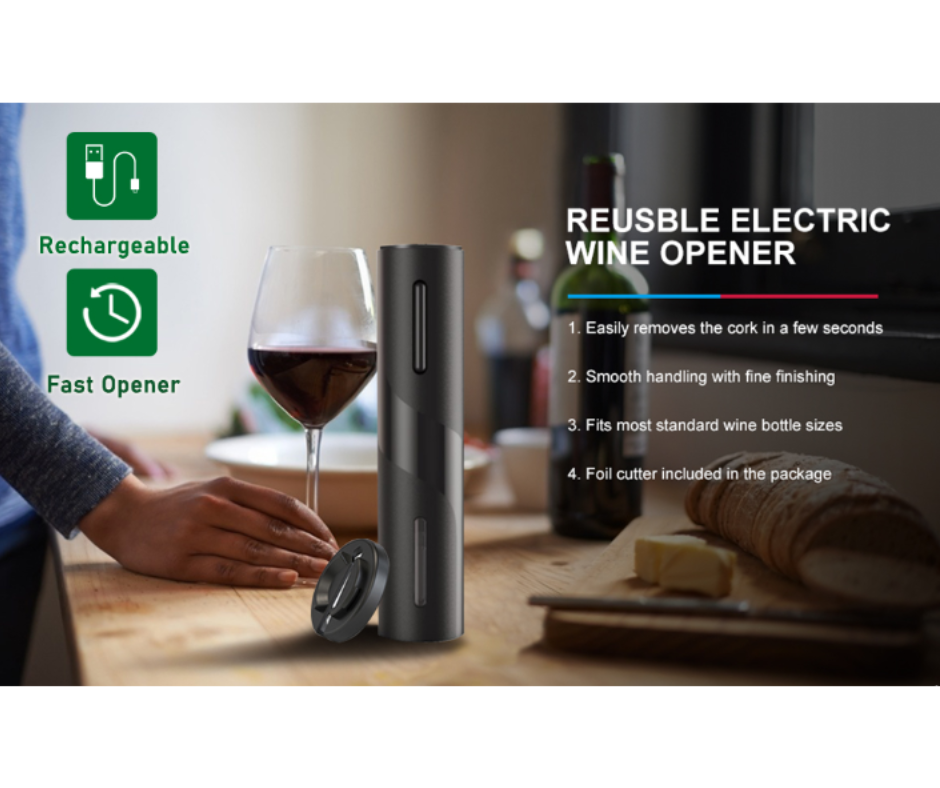 How to Use an Electric Wine Opener by The Luxury Lap Medium