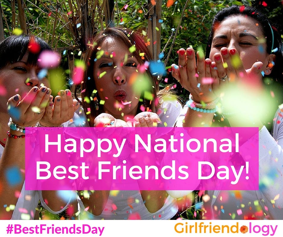 Friday is National Best Friends Day 