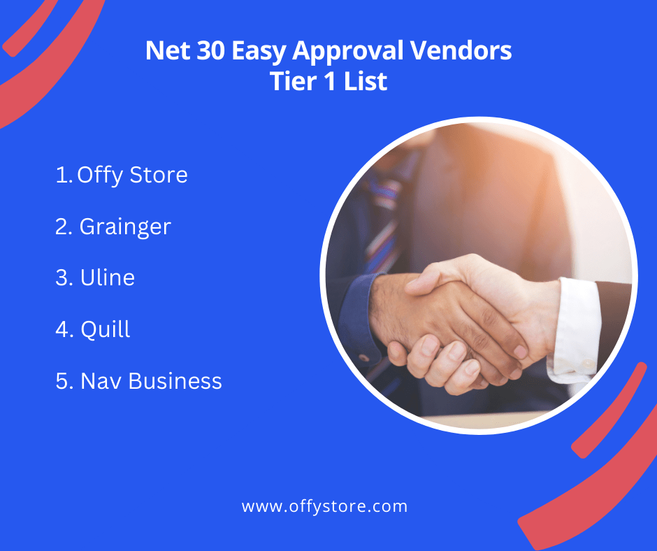 Net 30 Easy Approval Vendors — Tier 1 List by Offy Store Your