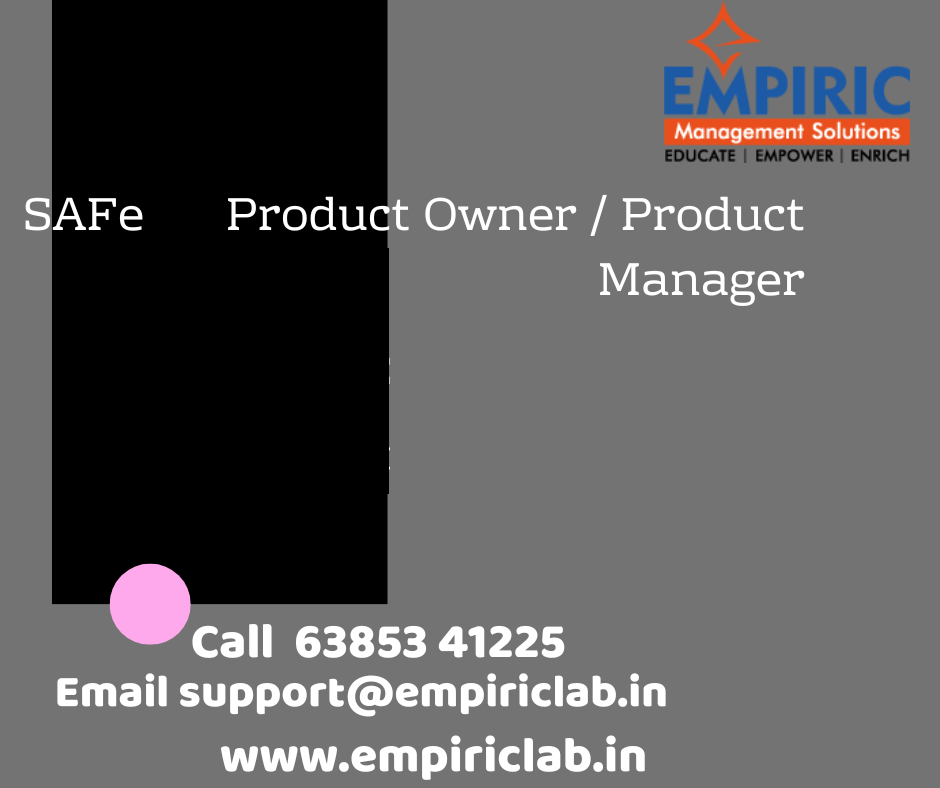 SAFe POPM certification. SAFe POPM certification training by Empiric