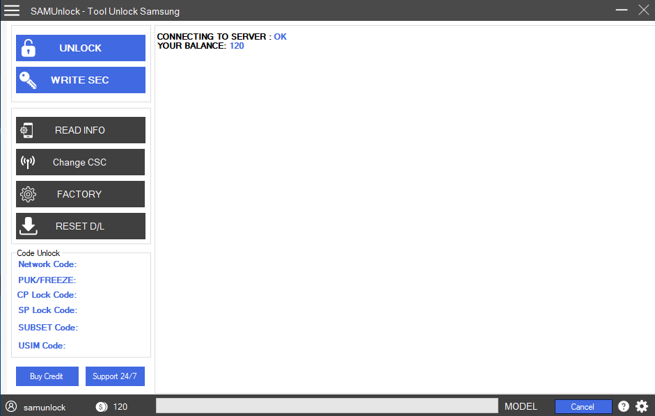 Samsung unlock oem tool.