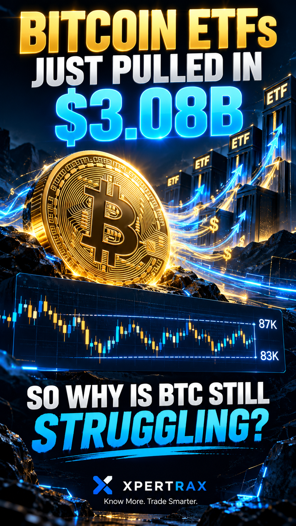 Bitcoin ETFs Pulled In $3.08B