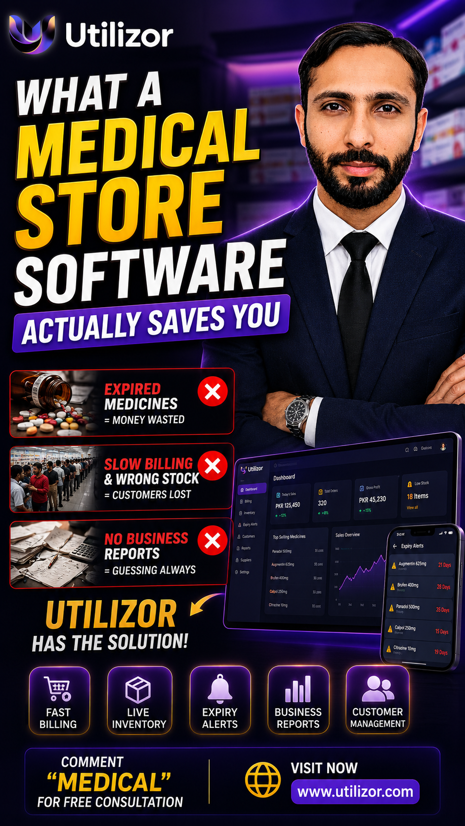 What a Medical Store Software Actually Saves You: Billing, Inventory & Expiry Alerts