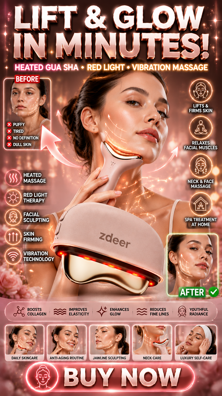 ZDEER GS5 Heated Gua Sha