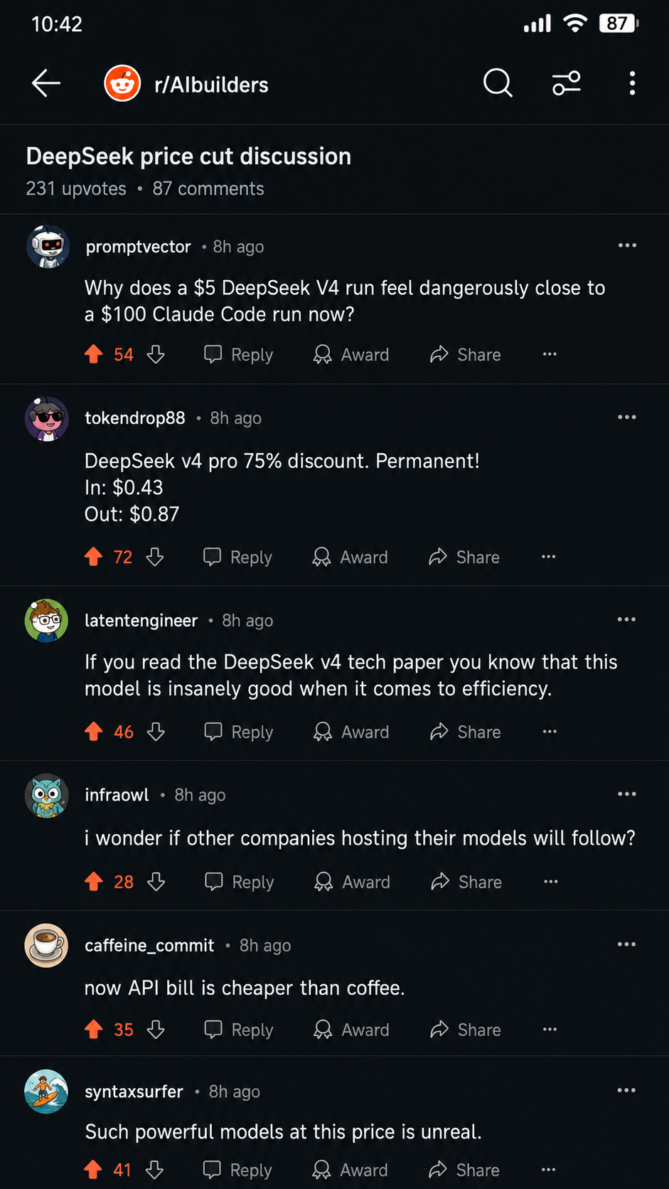 DeepSeek Declares Price Cut Permanent. #1 thing Developers Actually Pay Attention To?