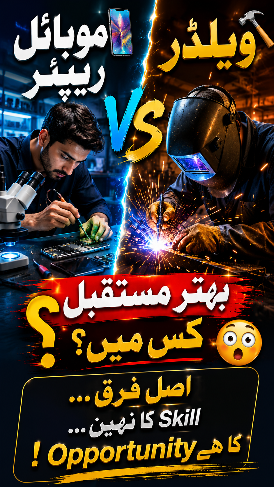 Welder vs Mobile Repair Technician