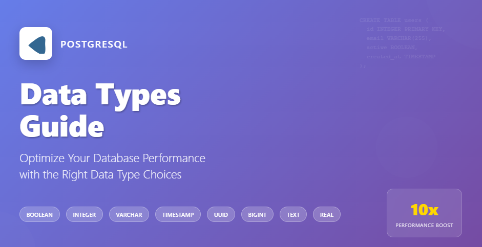 The Ultimate Guide to PostgreSQL Data Types: Optimize Your Database ...