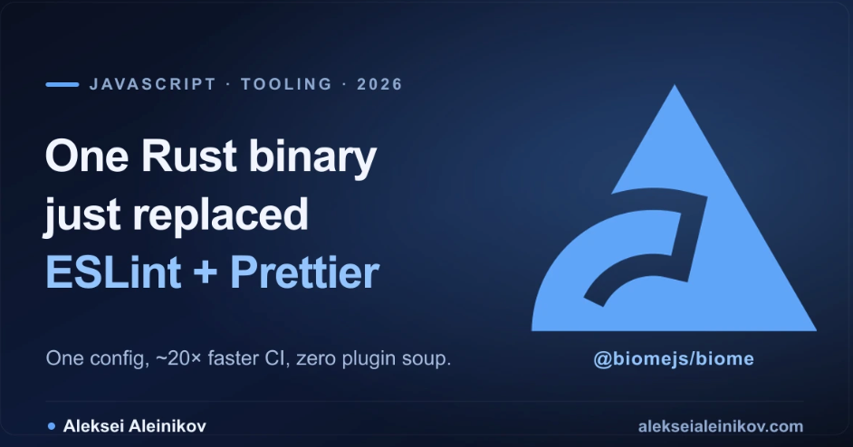 I Replaced ESLint + Prettier With Biome. Here’s the Benchmark.